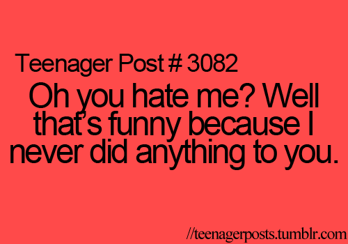 Welcome To My Life. ʕ•ᴥ•ʔ ♥: Teenager Quotes :D