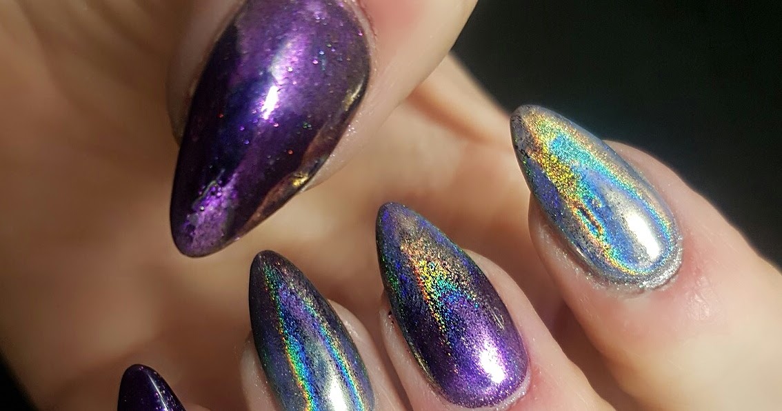 The Beauty Scoop! Nail Porn My New Chrome & Holographic Nails!