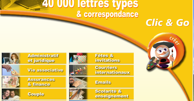 logiciel 40000 lettres types correspondance gratuit