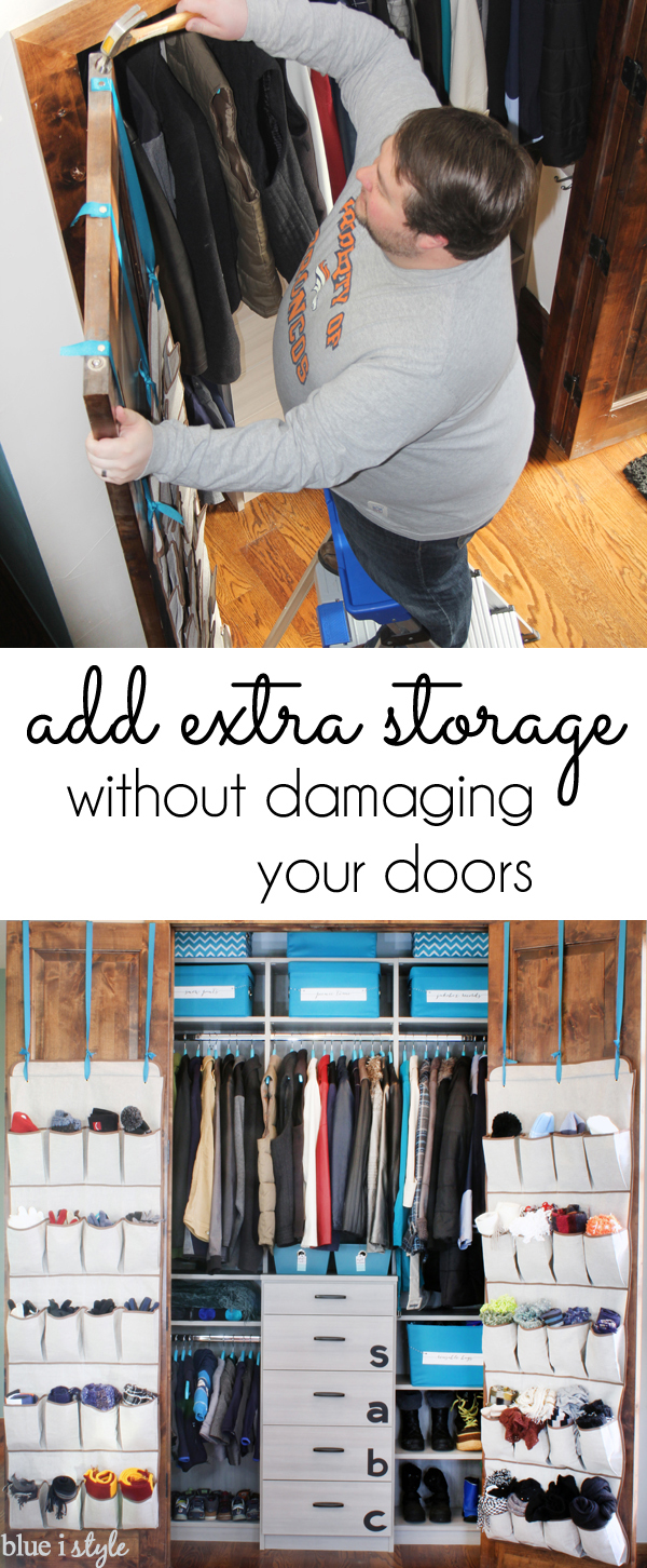 {five minute friday} Add Extra Storage without Damaging Your Doors