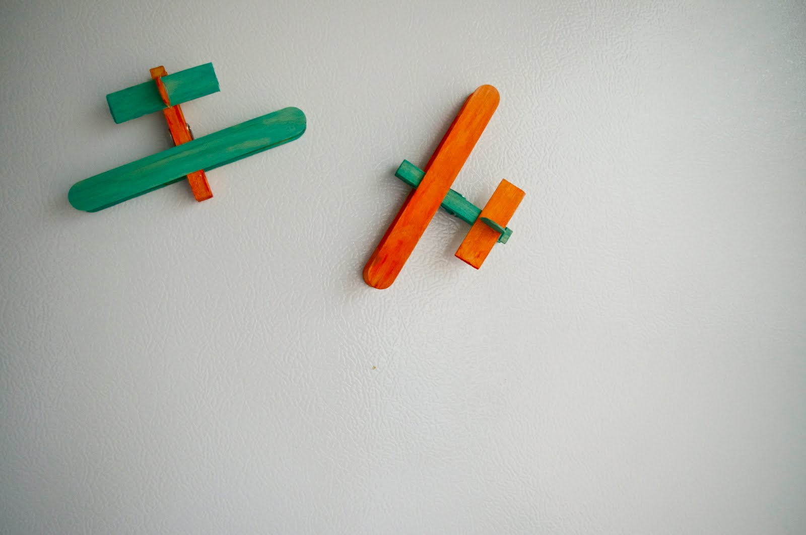 turquoise violets DIY airplane