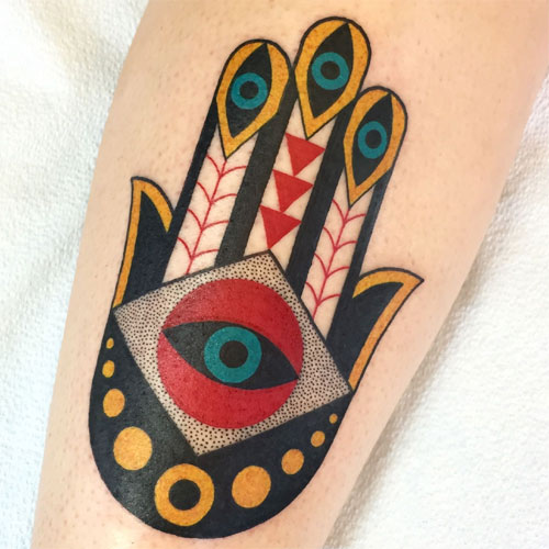 My Owl Barn: Folk Art Inspired Colorful Tattoos by Winston The Whale