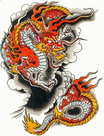 tatuajes de dragones orientales