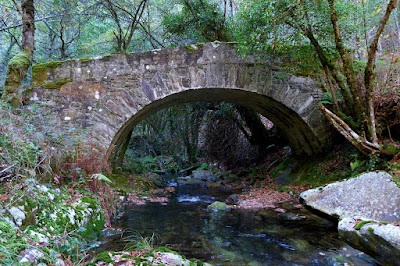 Puente de piedra sobre el Río Bobia - Los Oscos - Asturias Puente de piedra sobre el Río Bobia - Los Oscos - Asturias