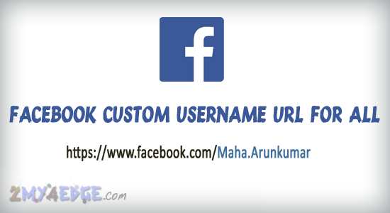 facbook username for page and user profile