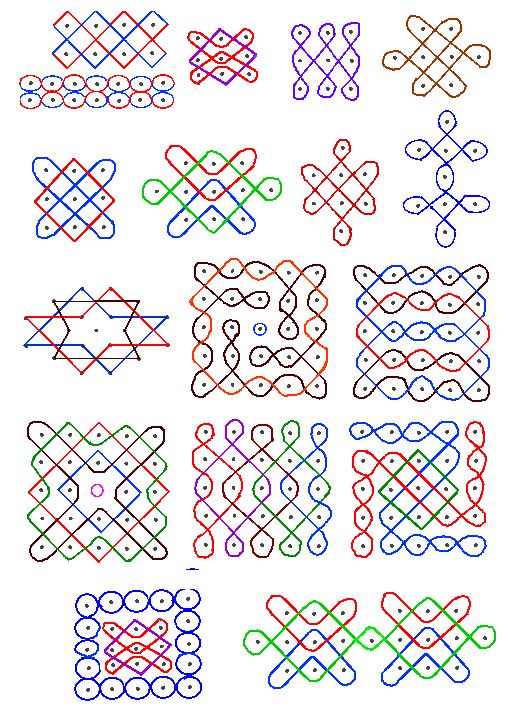 Simple Dot Kolam | Beautiful Kolams