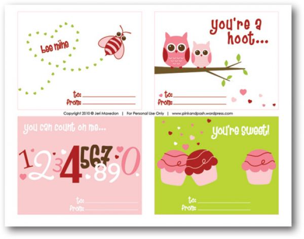 Gadget Info For You FREE PRINTABLE VALENTINES DAY CARDS FOR KIDS 