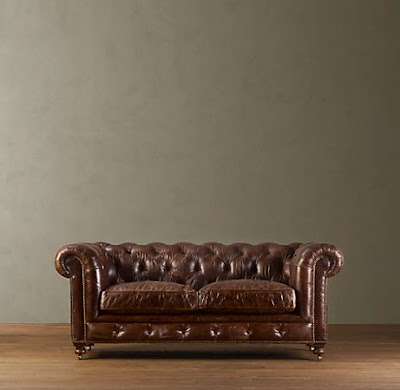 Love Restoration Hardware But Don T The Price Tags Driven By Restoration Hardware S 76 Kensington Leather Sofa