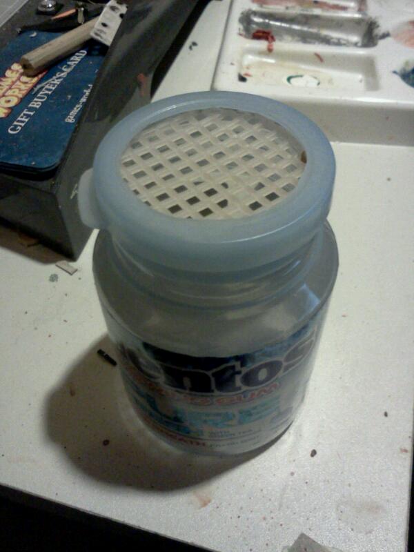 Confessions of a 40k addict Quick and easy sand sieve