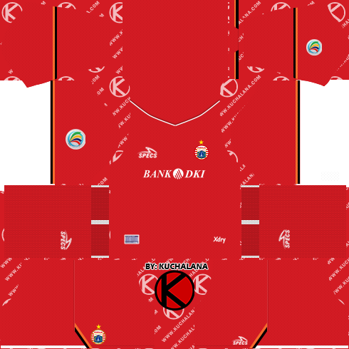 Persija Jakarta Kits 2019 - Dream League Soccer Kits - Kuchalana