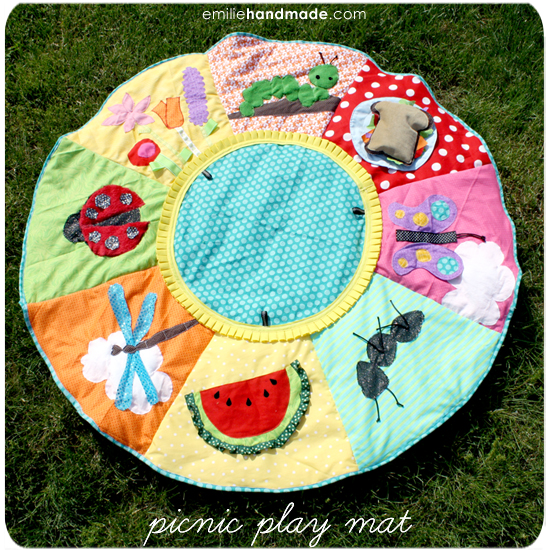 plucky momo Tutorial Picnic Play Mat