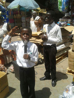 A YOUNG PREACHER OF THE GOSPEL ON STREET
