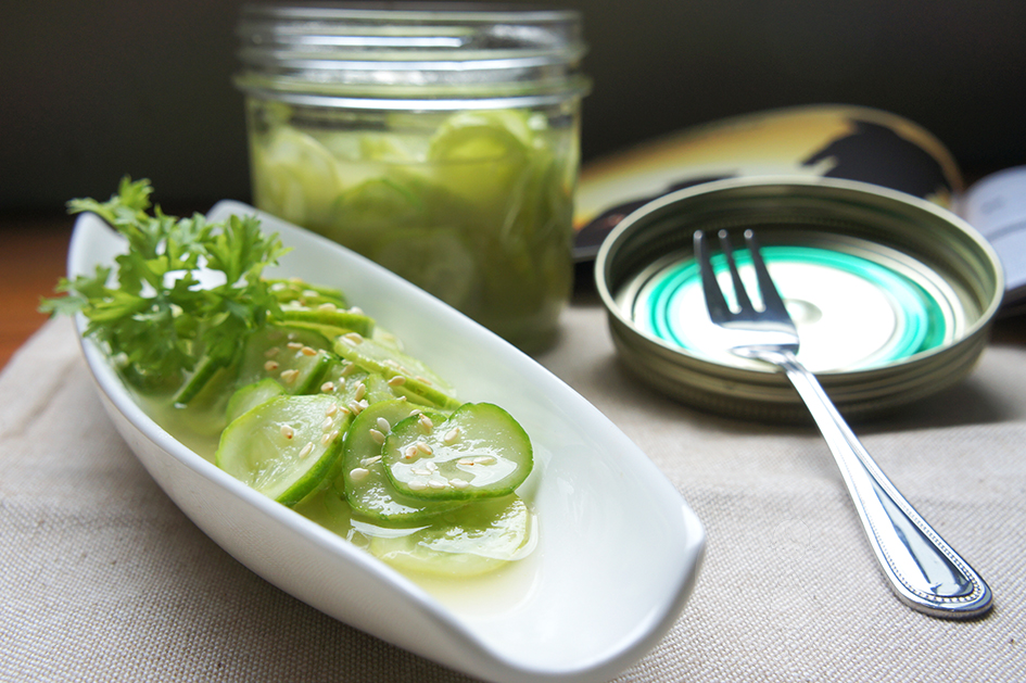 Say My Kitchen Wasabi and Vinegar Pickled Cucumbers 芥末酸黄瓜片