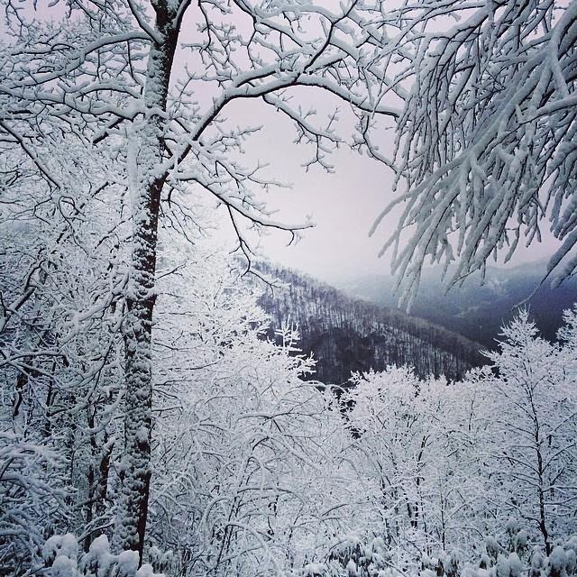 STORIES FROM THE N.C. MOUNTAINS: ICE AND SNOW CAUSES SCHOOL DELAY