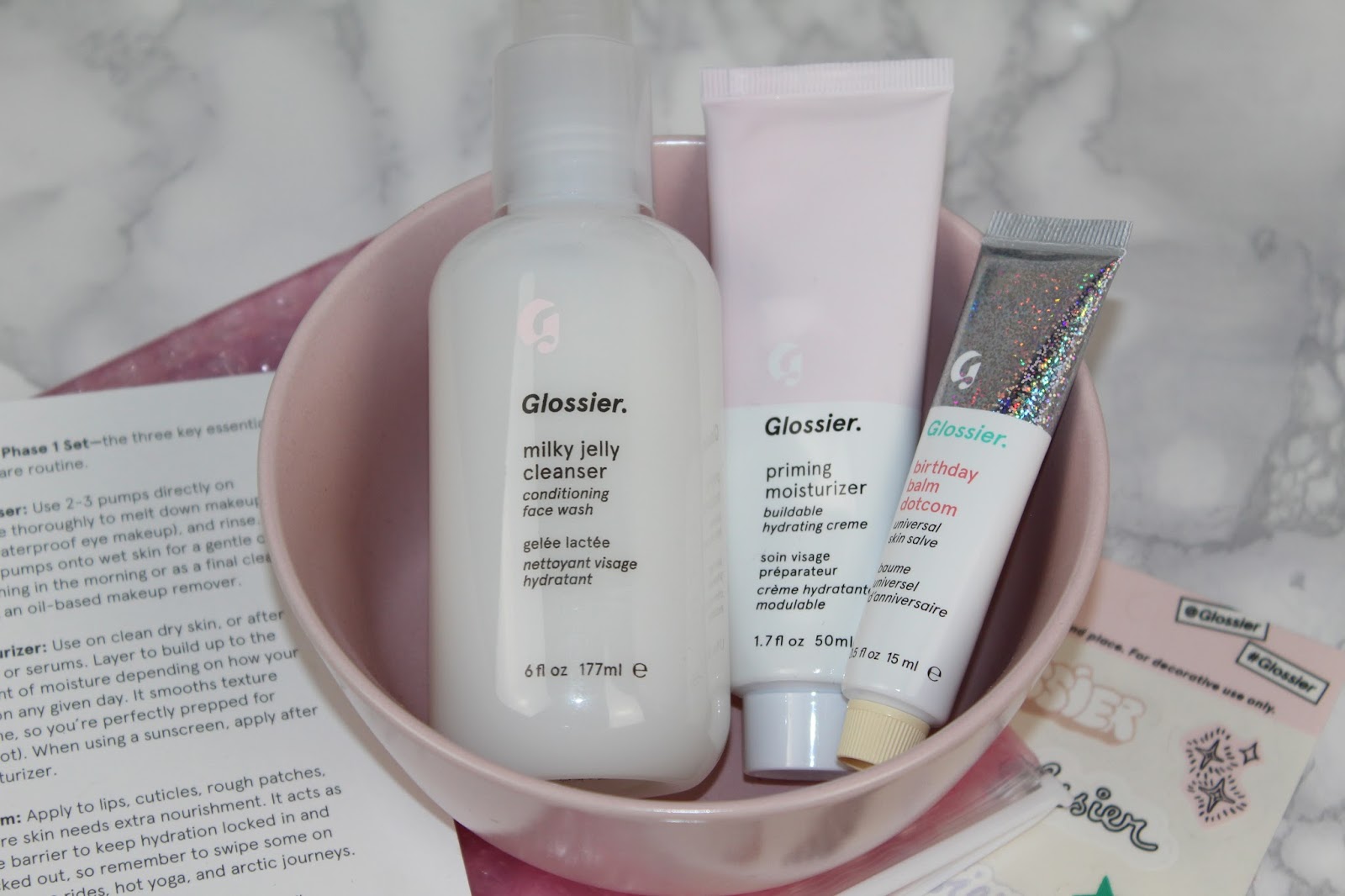 Glossier Phase 1 Set Review and Photos Glossier Milky Jelly Cleanser