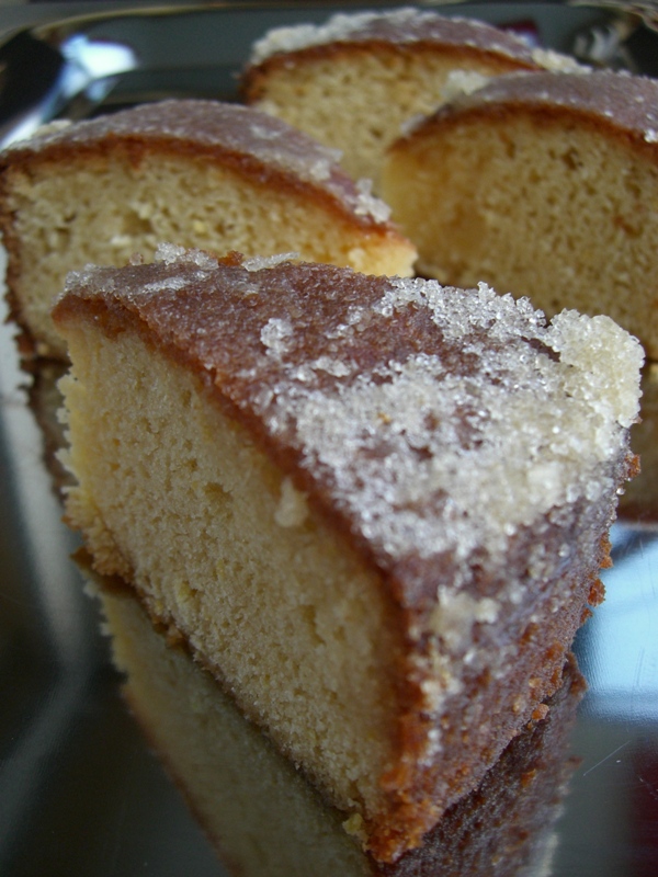 Katrin's Kitchen Diaries Lemon Cake with Sugar Crust