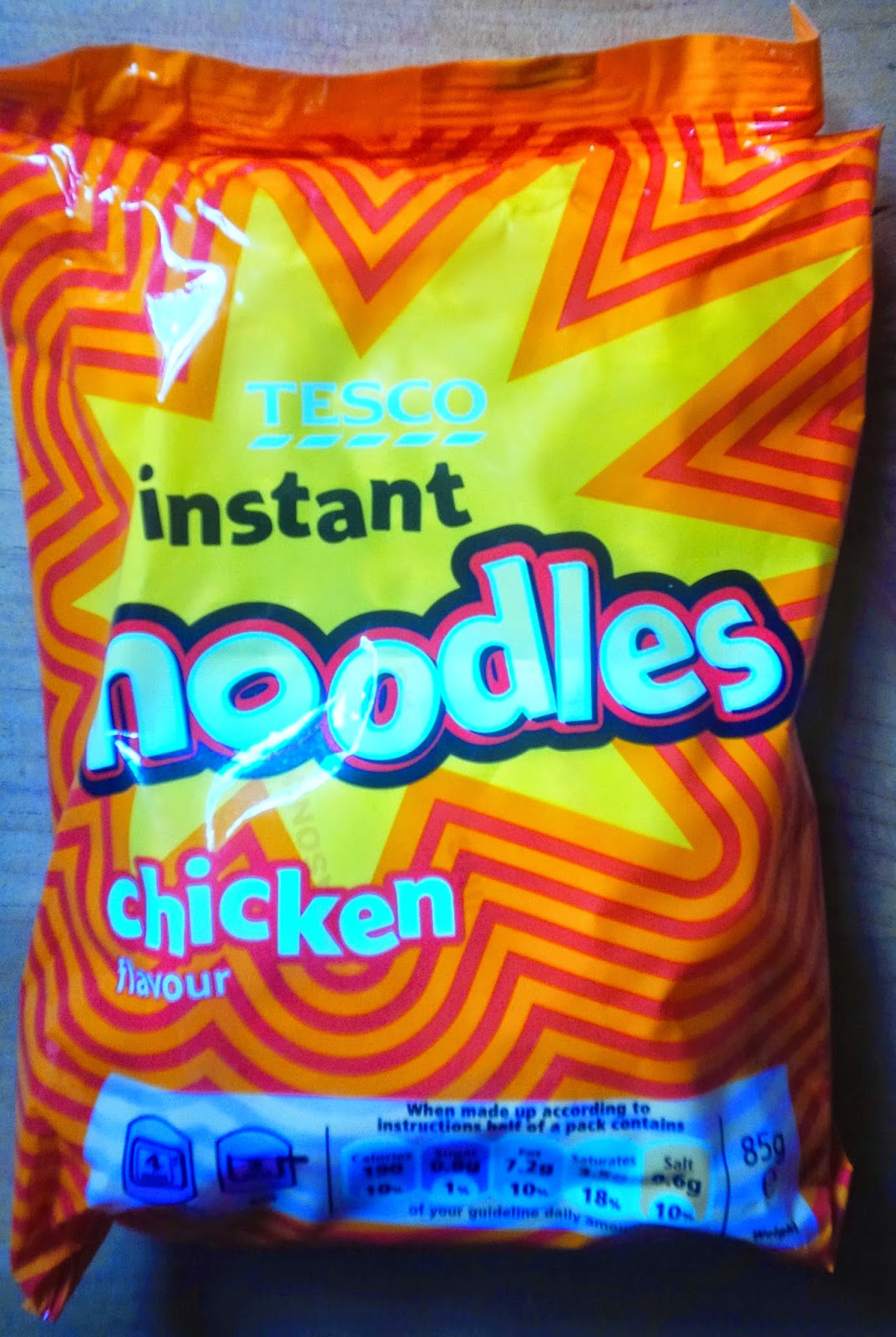 It's a Noodle Bar not a Wine Bar Tesco Instant Noodles Chicken Flavour