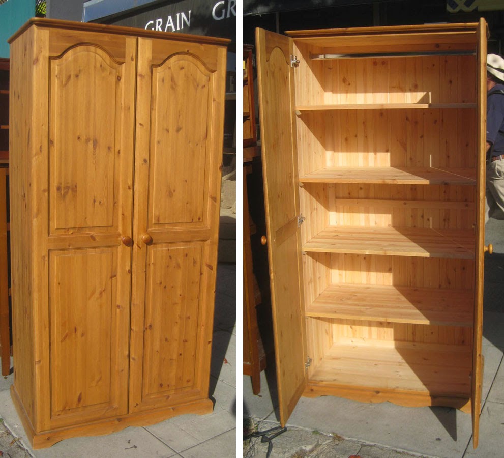 UHURU FURNITURE & COLLECTIBLES SOLD Pine Closet 100