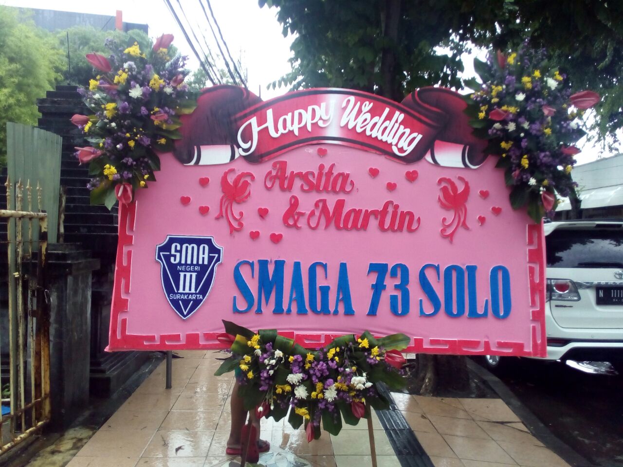 Contoh Karangan Bunga Untuk Wisuda Contoh Karangan Bunga
