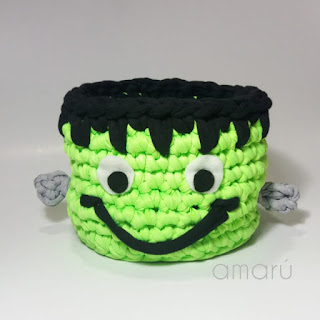 Canasto frankenstein trapillo Canasto Frankenstein Trapillo