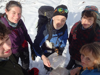 Navigation on Cairngorm Club Winter Skills Course