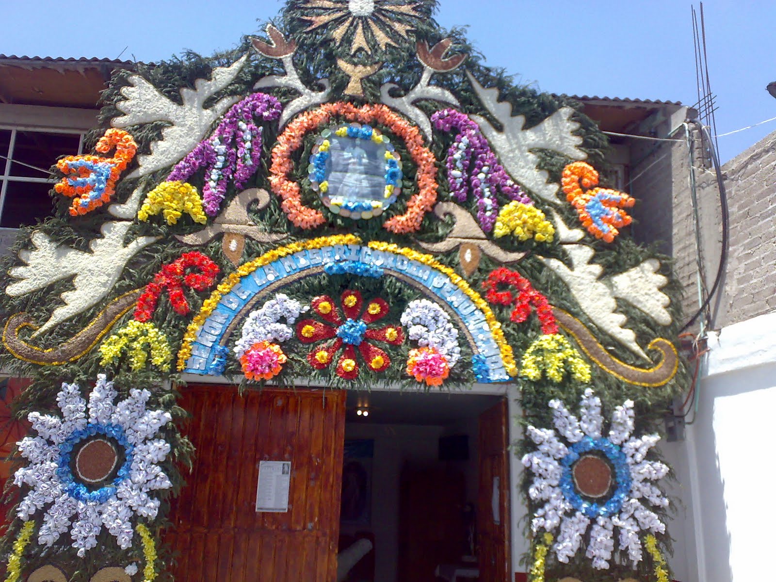 CONOCER MÉXICO POCO A POCO: - Arcos florales en las iglesias mexicanas