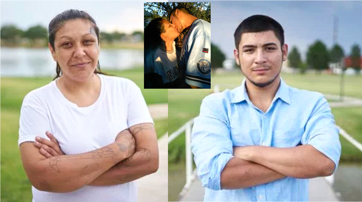 NUEVA YORK._ Mónica Mares y su hijo Caleb Peterson,quienes mantienen