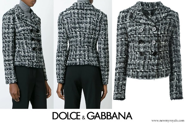 Kate Middleton wore DOLCE & GABBANA tweed blazer