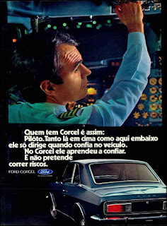 propaganda Ford Corcel - 1976, Ford Willys anos 70, carro antigo Ford, década de 70, anos 70, Oswaldo Hernandez, Corcel 76,