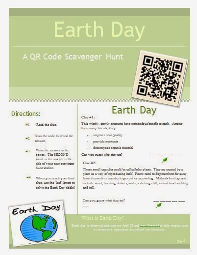 Earth Day Scavenger Hunt