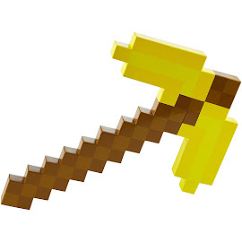Minecraft Gold Pickaxe Mattel Item