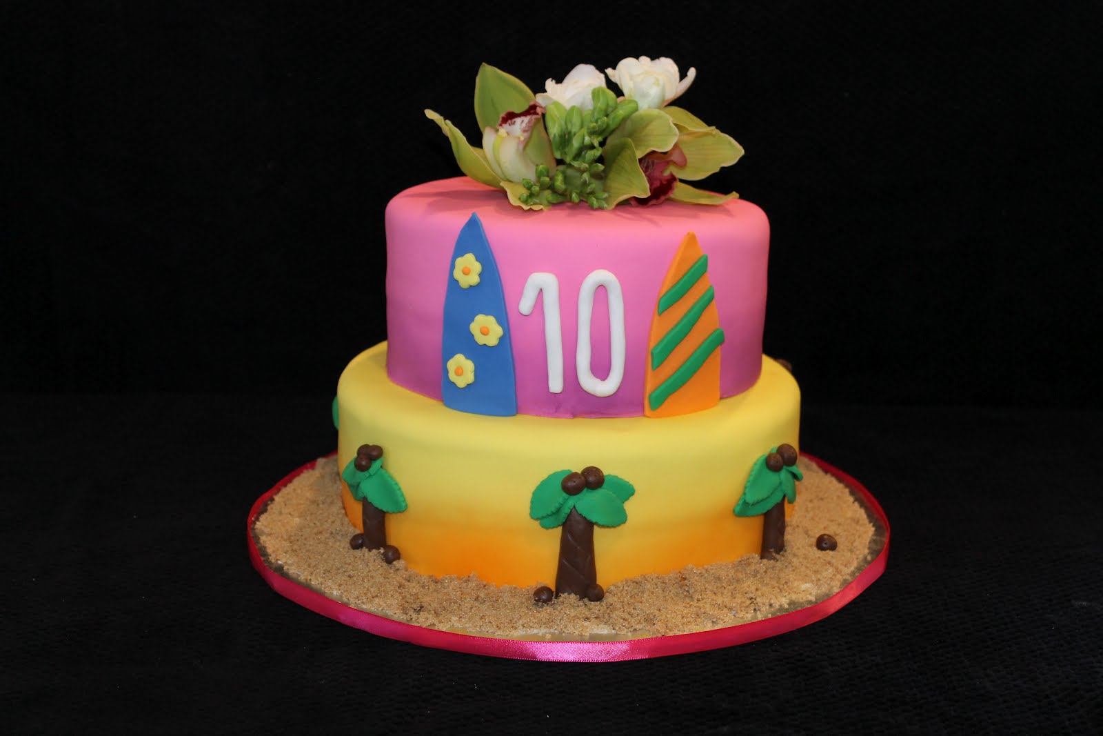 Taryne's Tasty Treats: Luau Birthday Cake
