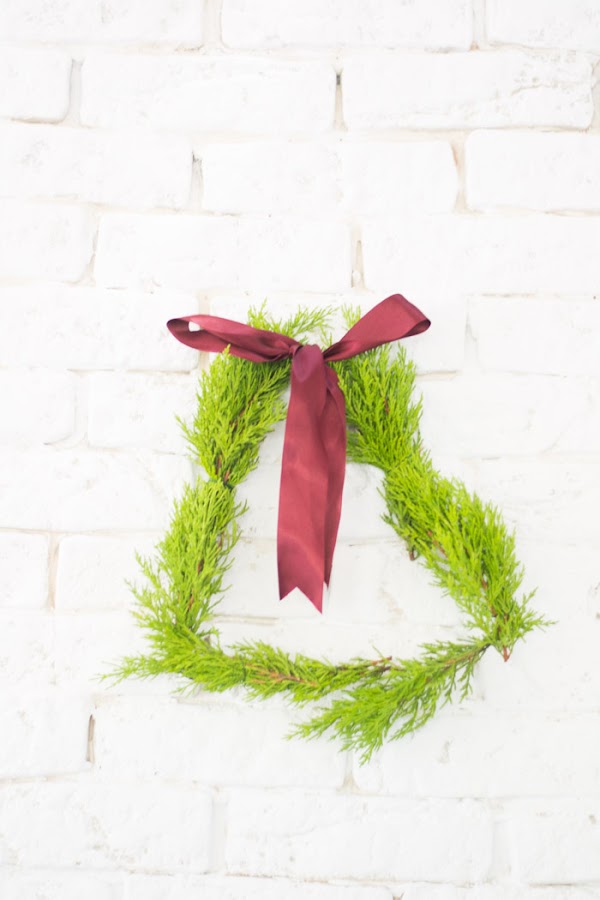 Como hacer una corona de Navidad DIY