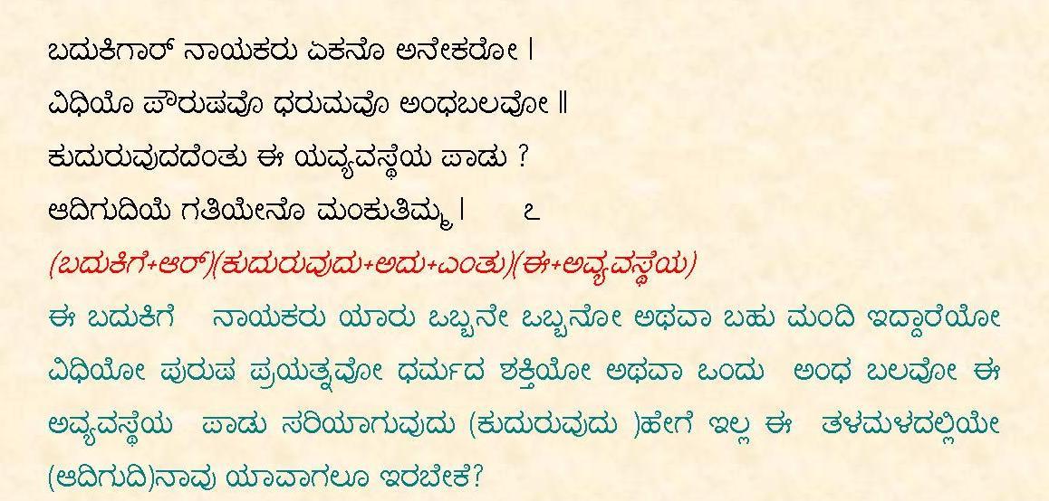 Mankuthimmana kagga songs download Mankuthimmana kagga songs download