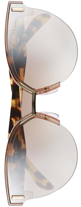 PRADA 43mm Semi Rimless Sunglasses