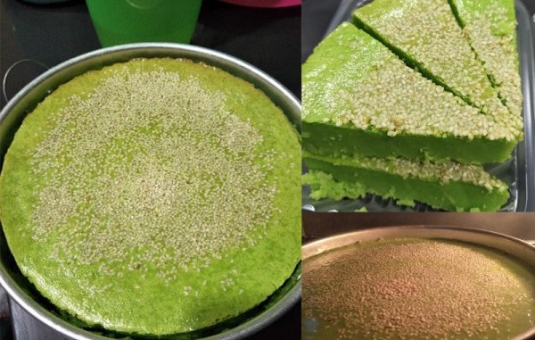 Resepi Kuih Bakar Pandan Istimewa Yang Sangat Sedap Dan