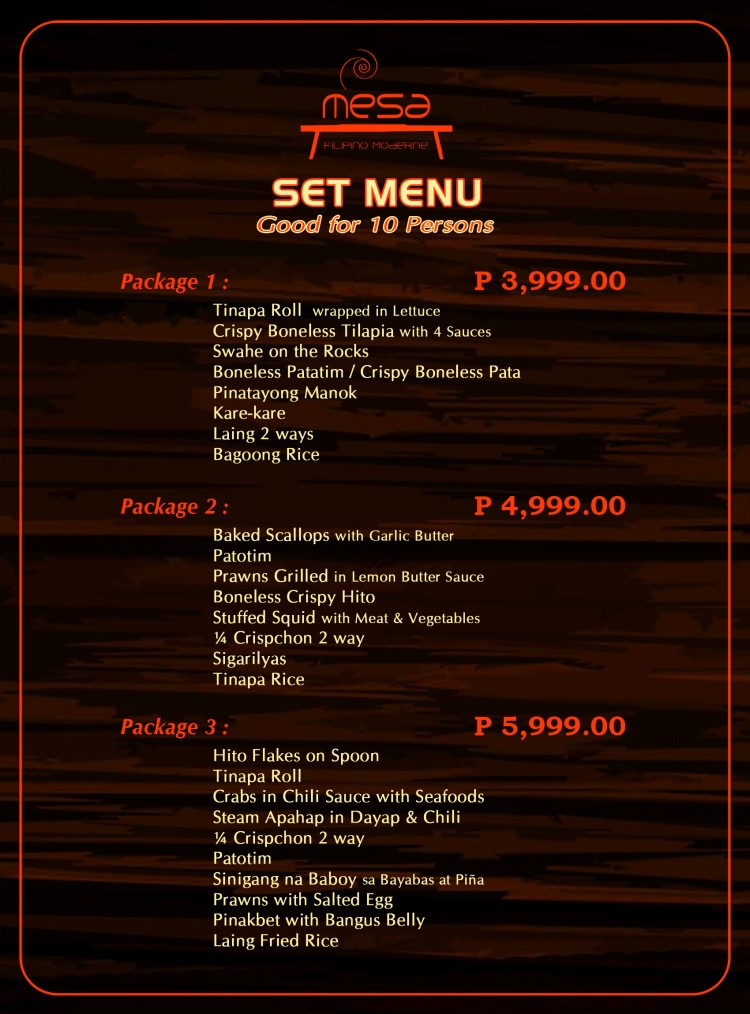 WHY I VALUE LIFE MESA FILIPINO MODERNE