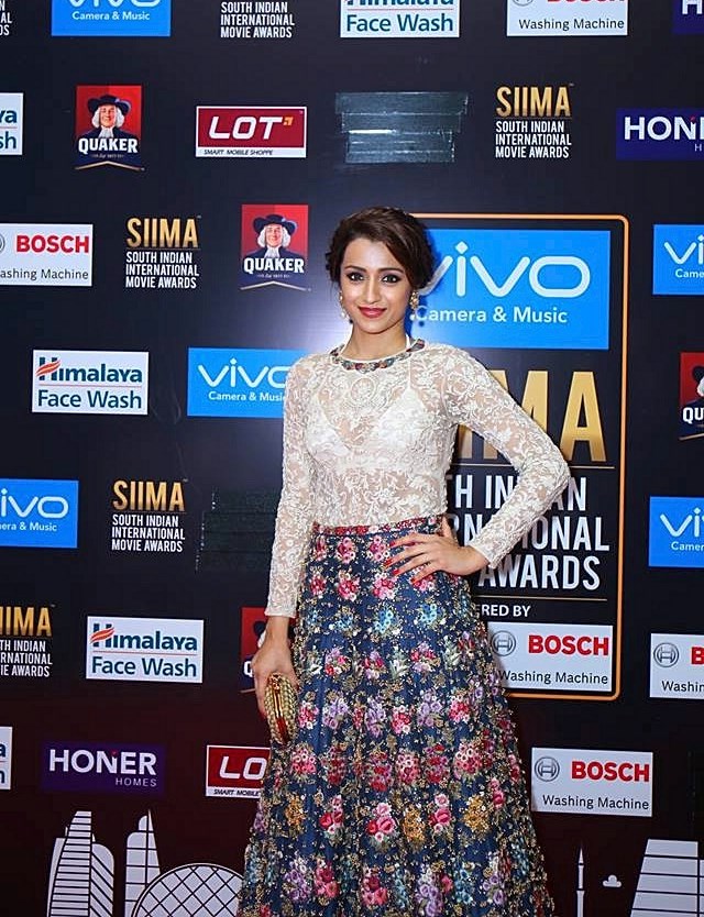 Actress Trisha Krishnan Photos At SIIMA Awards 2017