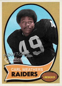 carl weathers raiders jersey