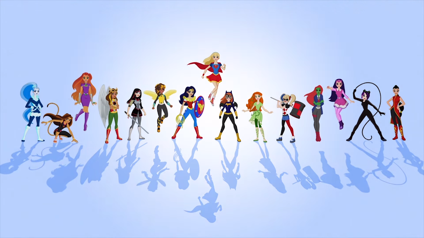 photo Dc Super Hero Girls Personagens tip of the hat dc super hero girls