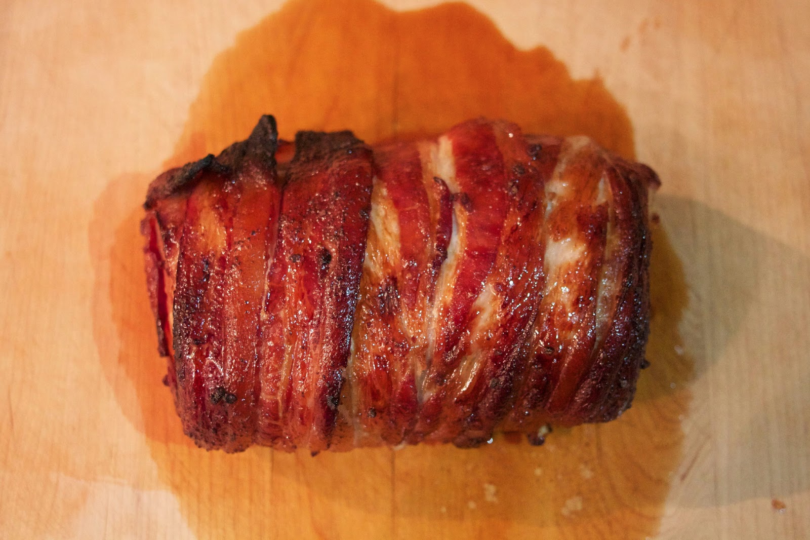 Bacon Wrapped Pork Loin shoutingforha