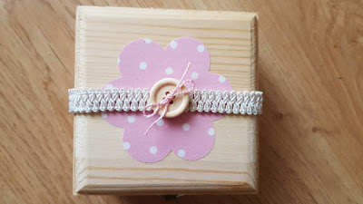 Embellished wooden box Embellished wooden box