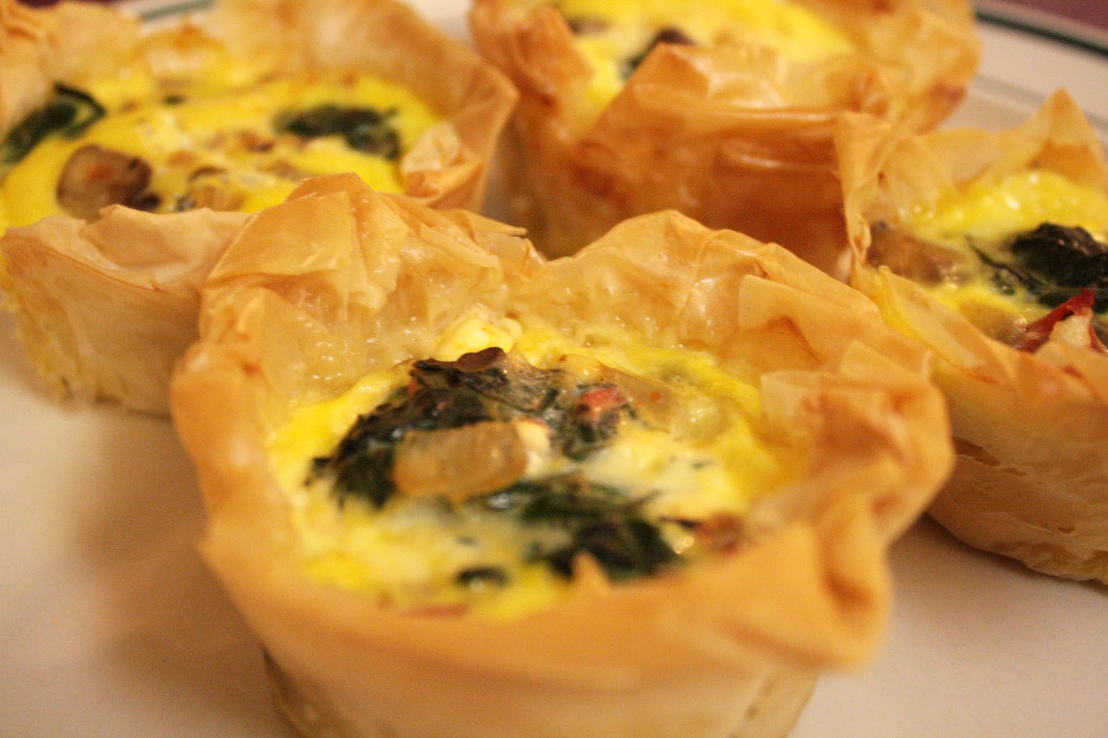 Alex CapshawTaylor Mini Phyllo Quiche