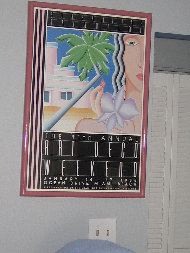 Eclectic Collectibles For Sale ART DECO WEEKEND COMMEMORATIVE MIAMI