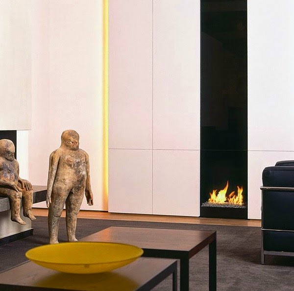 Deco-ecological fireplaces