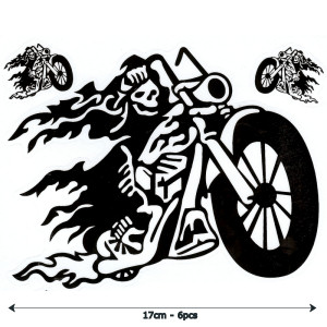 Desenho e Imagem Motoqueiro Fantasma Espigões para Colorir e