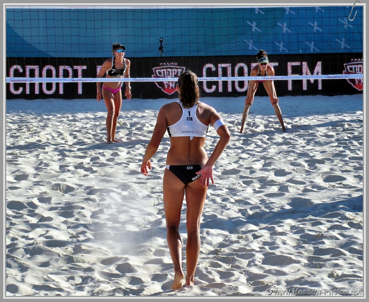 Marta Menegatti at FIVB Beach Volleyball World Tour in Moscow 2018