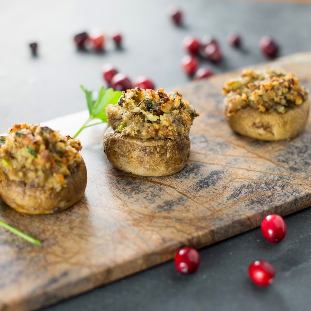 Straight to the Hips, Baby Savory Stuffed Mushrooms with Mascarpone