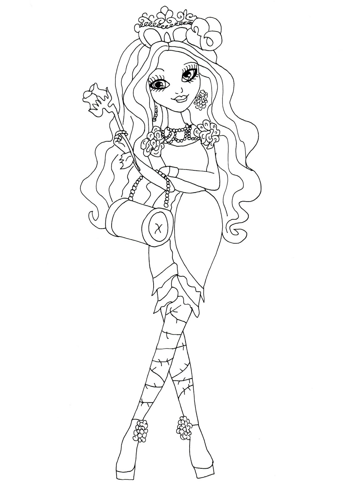 Free Printable Ever After High Coloring Pages September 2013
