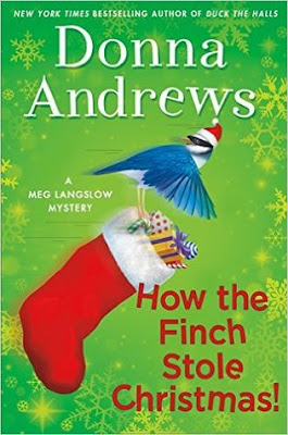 Cover How the Finch Stole Christmas! by Donna Andrews Bea's Book Nook, Review, How the Finch Stole Christmas, Donna Andrews